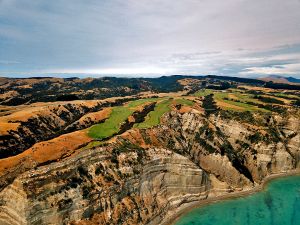 Cape Kidnappers 15th And 16th Aerial Cliffs